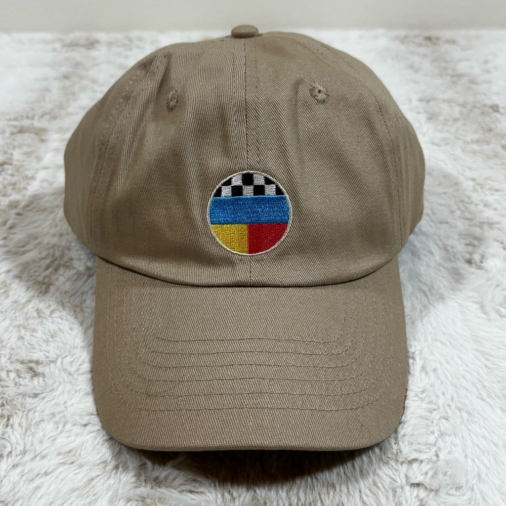 CLSC Dad Hat Beige Cotton Baseball Cap Adjustable Strapback